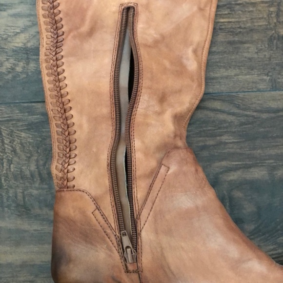 Vince Camuto Brown Leather Riding Boots - Picture 4 of 15